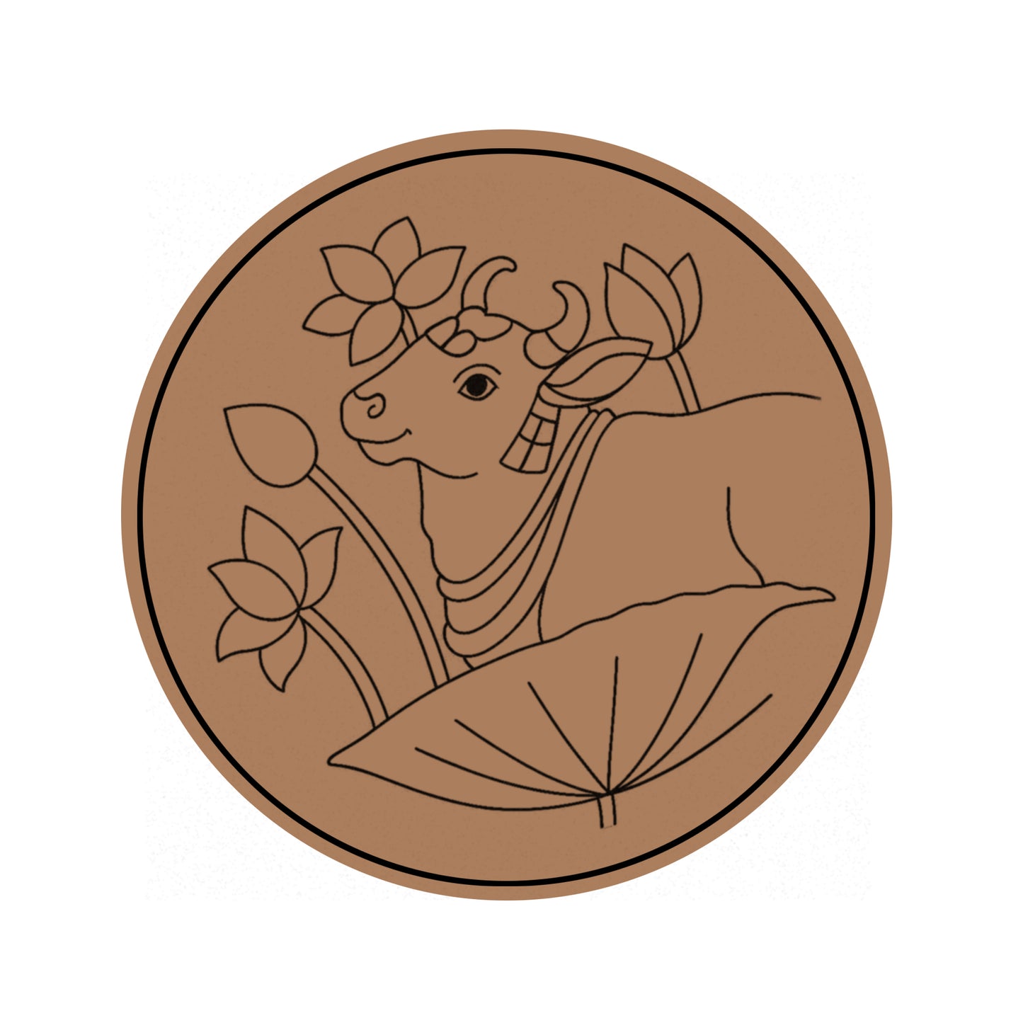 Cow Pre-marked Design for painting