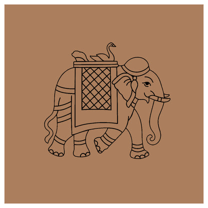Elephant Pre-marked Design for painting