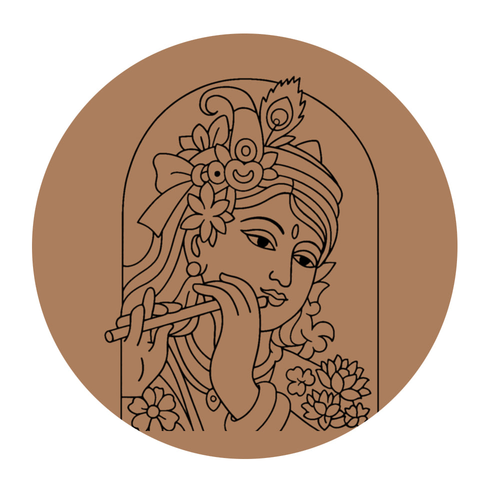 Krishna Pre-marked Design