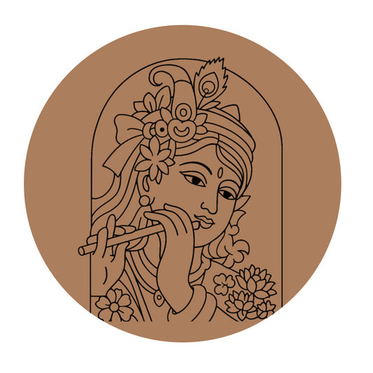Krishna Pre-marked Design