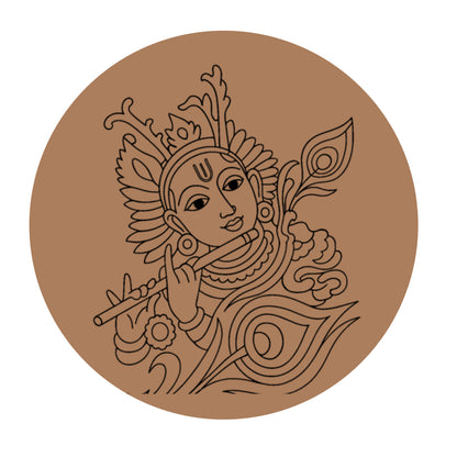Krishna Pre-marked Design