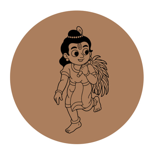 Krishna Pre-marked Design