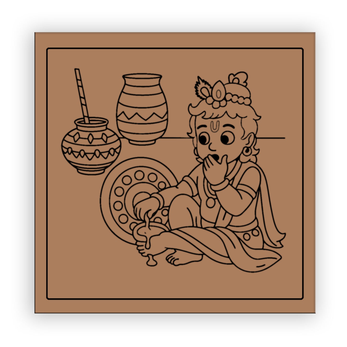 Krishna Pre-marked Design