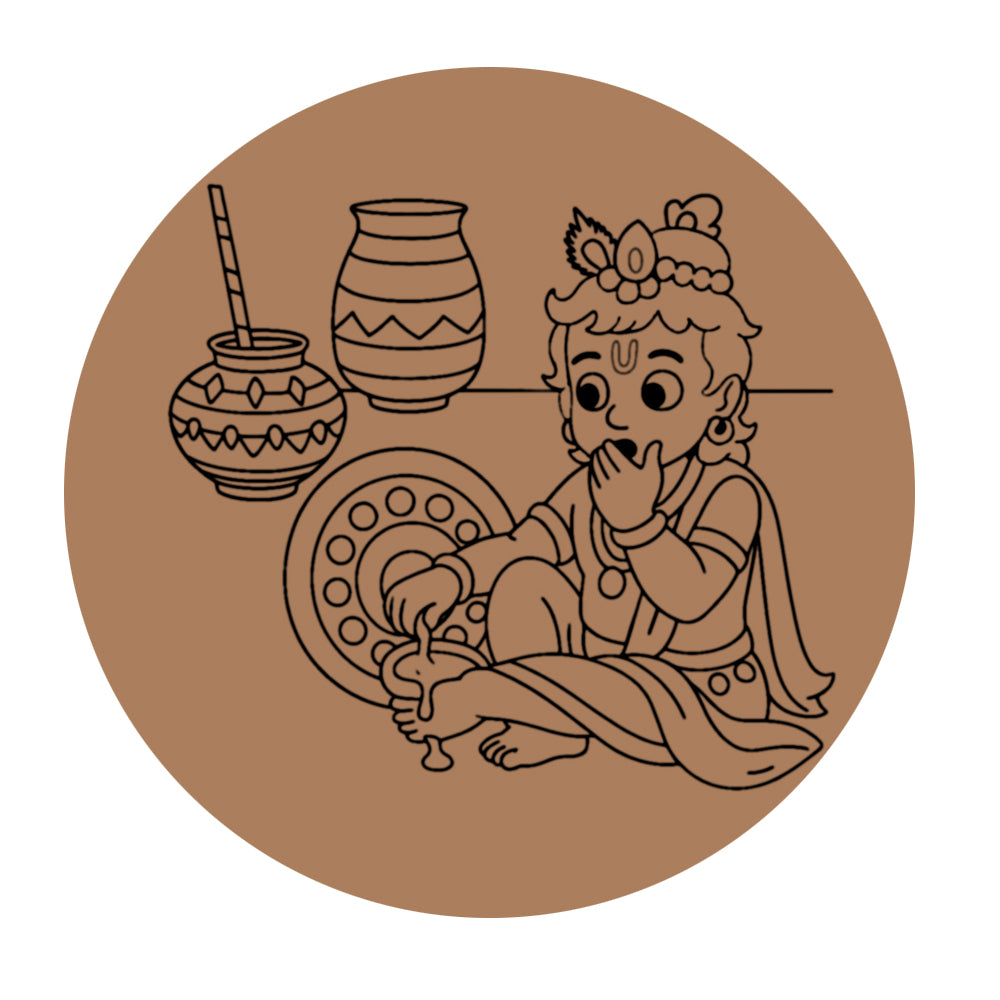 Krishna Pre-marked Design