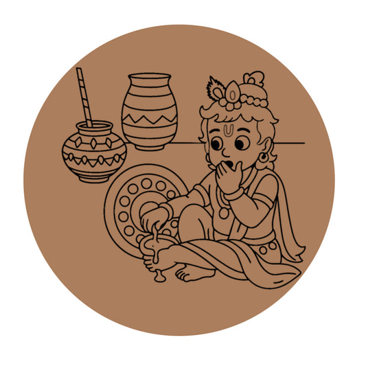 Krishna Pre-marked Design