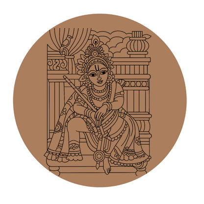 Krishna Pre-marked Design
