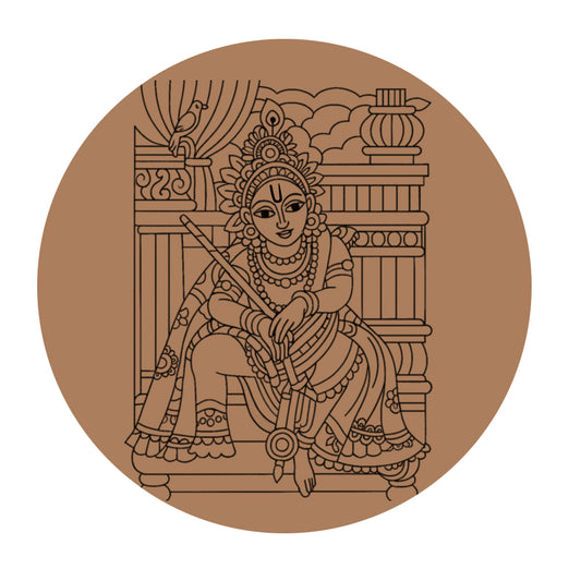 Krishna Pre-marked Design