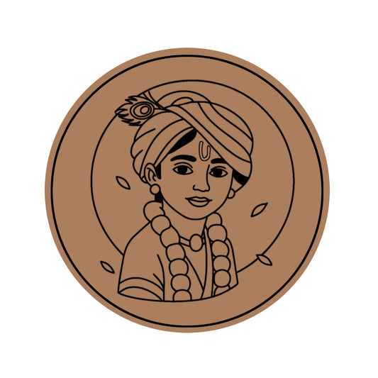 Krishna Pre-marked Design