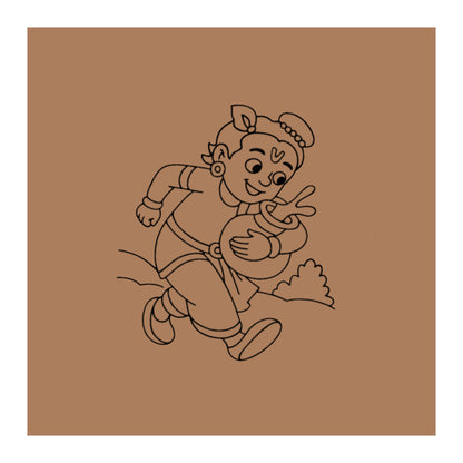 Krishna Pre-marked Design