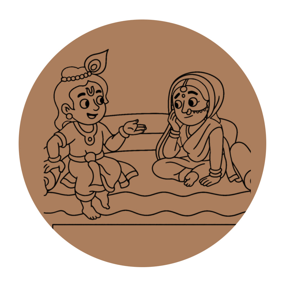 Krishna Pre-marked Design