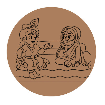 Krishna Pre-marked Design