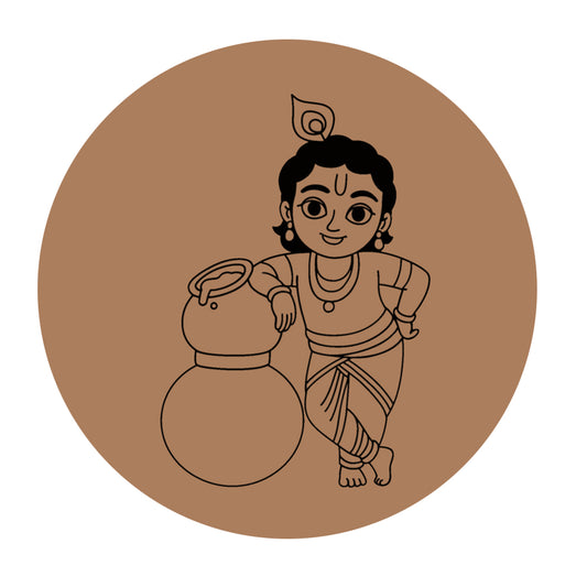 Krishna Pre-marked Design