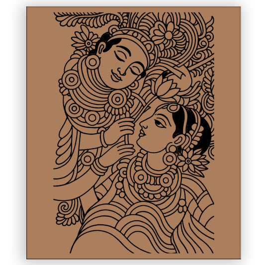 Krishna Pre-marked Design