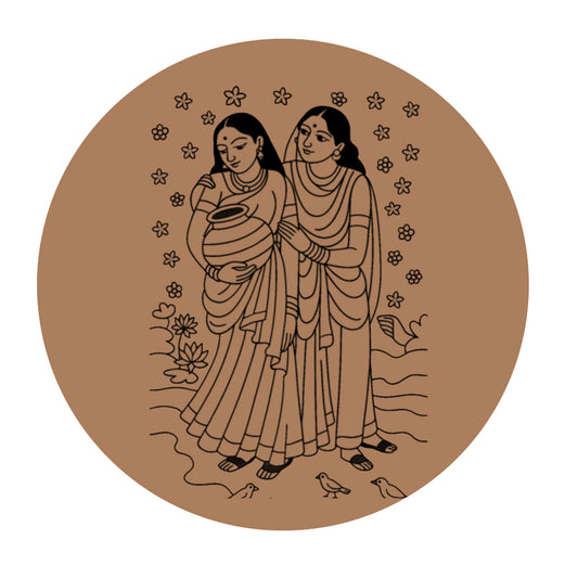 Krishna Pre-marked Design