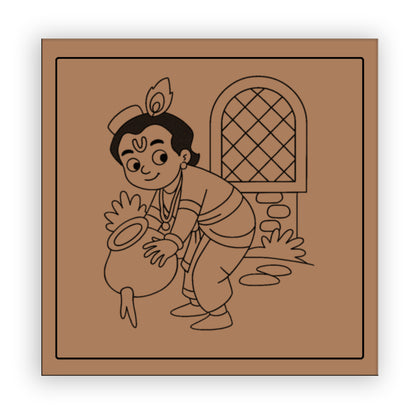 Krishna Pre-marked Design