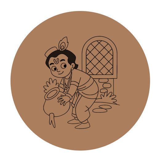 Krishna Pre-marked Design