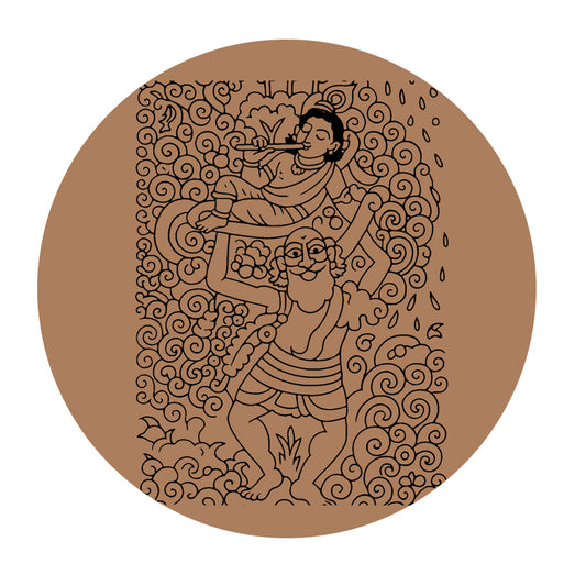 Krishna Pre-marked Design