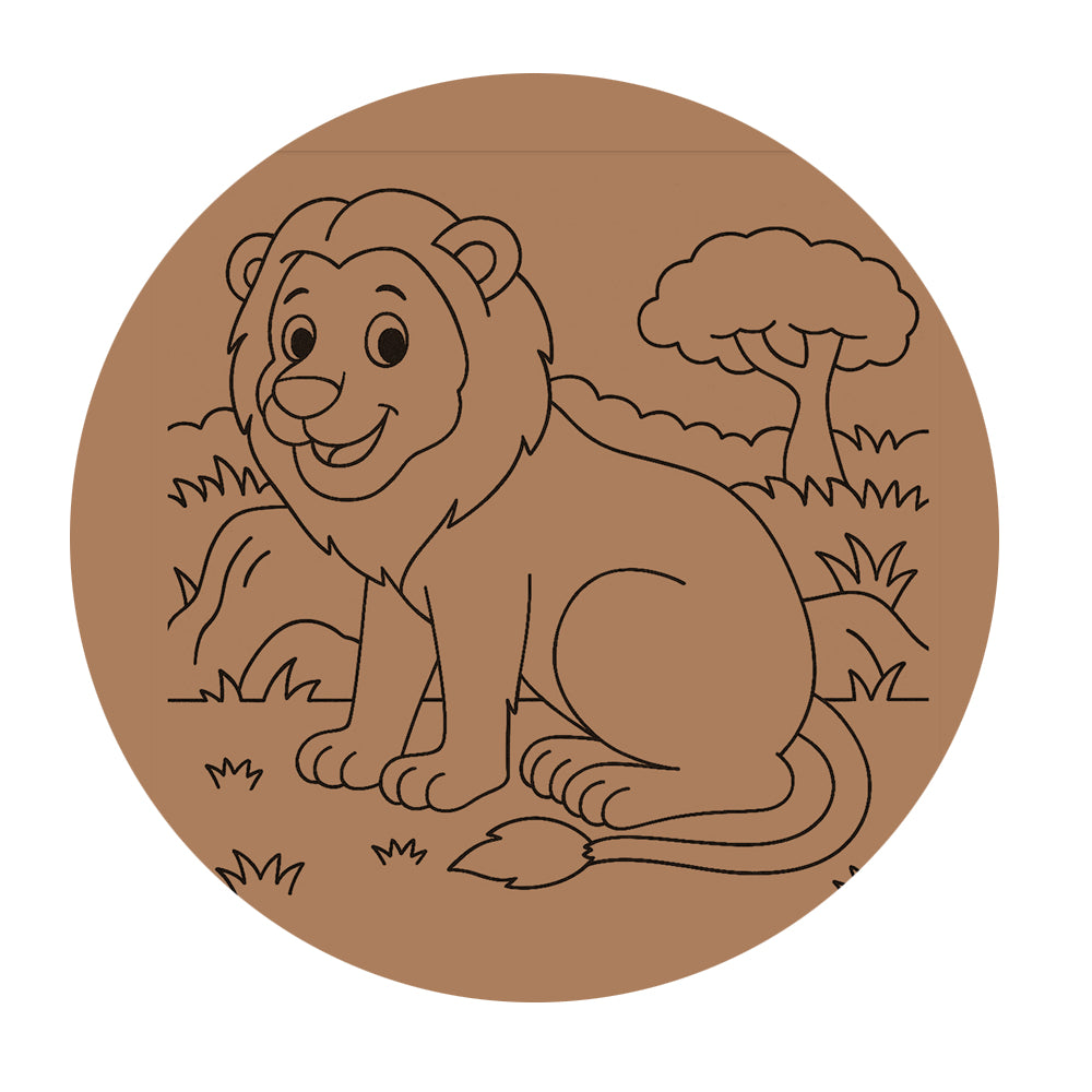 Lion Pre-marked Design for painting