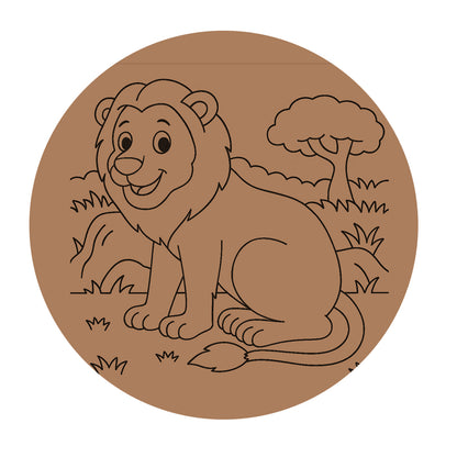 Lion Pre-marked Design for painting