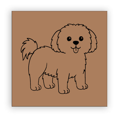 Dog  Pre-marked Design for painting