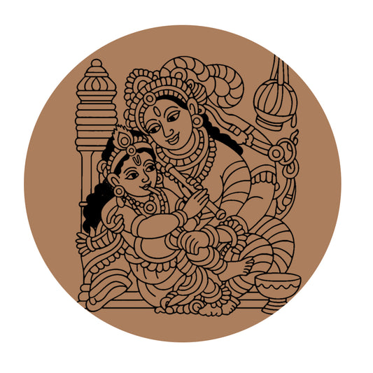 Krishna Pre-marked Design